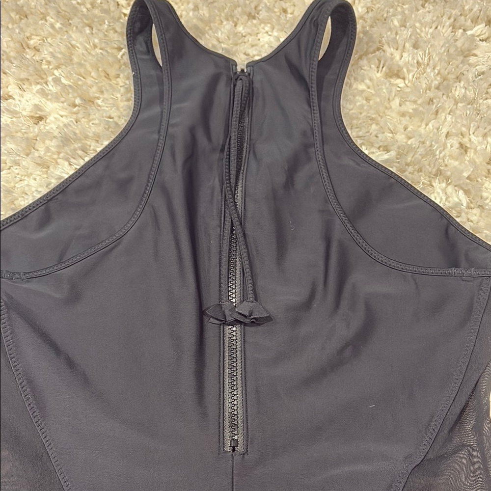 Lululemon Black Salty Swim Front Racer - Picture 3 of 5